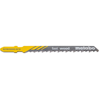Metabo 5 пилок по дер., быстр.расп.,75x4мм HCS T144D 623633000