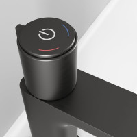 IDDIS Смеситель для умывальника с инновационным управлением Push Control, графит, Slide, SLIGMBTi01