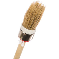 Круглая кисть MTX Профи №2, натуральная щетина, деревянная ручка / 82041