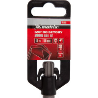 Бур (8x110 мм; SDS-plus) по бетону Matrix 71005