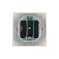 Розетка с заземлением, шторками и крышкой IP-44 слоновая кость Simon 1590450-031