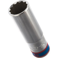 Торцевая глубокая двенадцатигранная головка 1/2", 19мм KING TONY 423019M