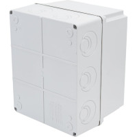 Распаечная коробка с крышкой ОП 240х195х165мм, IP55, кабельные ввода d28-3шт, d37-2шт TDM ELECTRIC SQ1401-1274