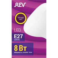 Светодиодная лампа REV LED R63 E27 8Вт 2700K 32336 5