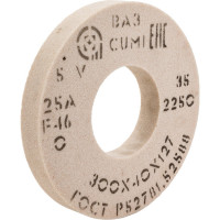 Круг шлифовальный 1 (300х40х127 мм; 25 А; 40СТ F46 O/P/Q) Волжский абразивный завод 007564