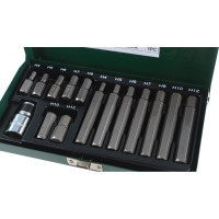 Комплект шестигранных бит (15 предметов) Hans 6615