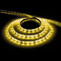 Cветодиодная LED лента FERON 60SMD(3528)/м, 4.8 Вт/м, 5м, IP65, 12V, желтый LS604 27674