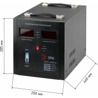 Переносной стабилизатор напряжения ЭРА СНПТ-10000-Ц ц.д., 140-260В/220/В, 10000ВА, Б0020164