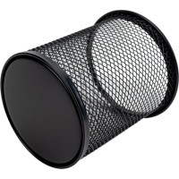 Подставка для писем/принадлежностей Attache цилиндр, d 89х100 мм., металл, сетка чёрная 688775