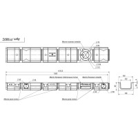 Лоток пластиковый Стилот SteeStart DN100 H80 P1080C