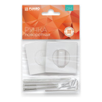 Поворотная ручка Fuaro BK6 DM WH-19 белый 43023