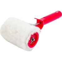 Малярный валик РемоКолор с рукояткой Ягнёнок, ось 6мм, D48мм, 100мм, 04-2-410