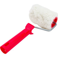 Малярный валик РемоКолор с рукояткой Ягнёнок, ось 6мм, D48мм, 100мм, 04-2-410