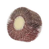 Круг шлифовальный лепестковый радиальный (80x40 мм; хвостовик 6 мм; P60) Hogert Technik HT8D021