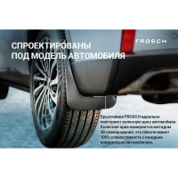Брызговики FROSCH задние для GEELY Coolray Sport 2020 - нв, 2 шт. NLF.75.20.E13