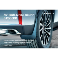 Брызговики FROSCH задние для GEELY Coolray Sport 2020 - нв, 2 шт. NLF.75.20.E13