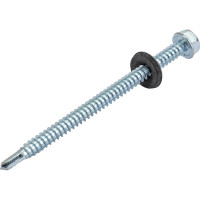 Кровельные саморезы ВИРТУОЗ 6,3х90 мм, цинк 50 шт 600-87003