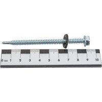 Кровельные саморезы ВИРТУОЗ 6,3х90 мм, цинк 50 шт 600-87003