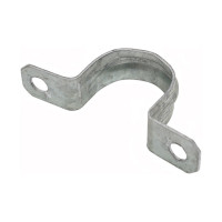 Металлическая двухлапковая скоба EKF d25-26 мм, 10 шт. PROxima sm-2-25-26-r