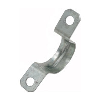 Металлическая двухлапковая скоба EKF d25-26 мм, 10 шт. PROxima sm-2-25-26-r