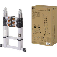 Телескопическая алюминиевая стремянка TDM ELECTRIC СТ-10 Алмаз 10 ступеней SQ1028-0402