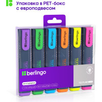 Набор текстовыделителей BERLINGO Textline HL500 6 цветов, 1-5 мм T7030