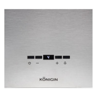 Кухонная вытяжка Konigin Geometry Inox/Black Glass 102045