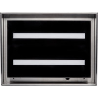 Кухонная вытяжка Konigin Geometry Inox/Black Glass 102045