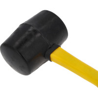 Резиновый молоток (киянка) HARDY D55мм, ручка 2K, черный 2028-920055