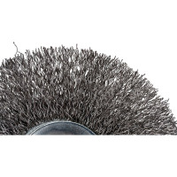 Щетка-крацовка коническая со шпилькой (100 мм; стальная витая проволока) Pobedit 2132010