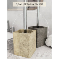 Ершик для унитаза FORA STONE BLACK FOR-STN025BL