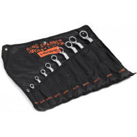 Набор накидных двусторонних ключей HORTZ 10 штук, 6-30, сат.фин.HOR 102201