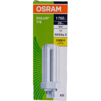 Компактная люминесцентная неинтегрированная лампа Osram DULUX T/E 26W/830 PLUS GX24Q 4099854123184