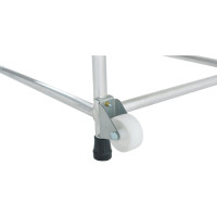 Передвижная монтажная подставка MEGAL (тип 2) 4 ступени с одним поручнем 051104