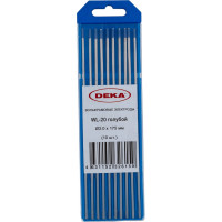 Электрод вольфрамовый WL-20 (10 шт; 3 мм; голубой) DEKA УТ-00000080