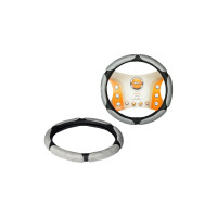 Спонжевая оплетка на руль Airline, серая, 40 см/L AWC-SS-08L