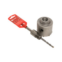 Коронка буровая по бетону с оснасткой Master TCT-68 (68 мм; М22; SDS-plus) EKF tct-68-m22