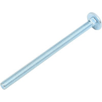 Мебельный болт КРЕП-КОМП цинк, DIN603, 6х90, пр. 5.8, 80 шт. бм690ф