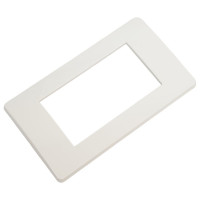 2-местная рамка DKC 4 модуля Brava для TOR и TBN белый 75011W