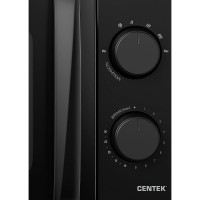 Микроволновая печь Centek СВЧ 700W 20 л, открывание дверцы ручкой, таймер 30 мин CT-1571 Black