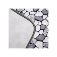 Коврик Доляна Галька 50х80 см 851404