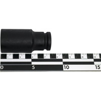 Головка торцевая ударная глубокая шестигранная (27 мм; 1/2DR; DIN 3121; CrMo) HOEGERT TECHNIK HT4R027