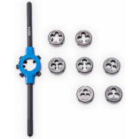 Набор плашек GSR 25х9 HSSG М3-М12 + Плашкодержатель 25х9 00708030