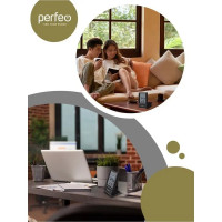 Часы-метеостанция Perfeo Angle чёрный (PF-S2092) время, температура, влажность, дата 30013222