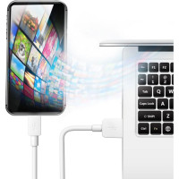 USB-кабель DEFENDER USB08-01C AM-TypeC, белый, 1m, пакет 87495