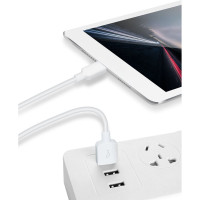 USB-кабель DEFENDER USB08-01C AM-TypeC, белый, 1m, пакет 87495