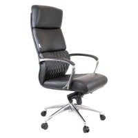 Кресло Everprof President кожа черный EP 101 Leather Black