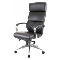Кресло Everprof President кожа черный EP 101 Leather Black