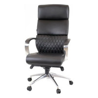 Кресло Everprof President кожа черный EP 101 Leather Black