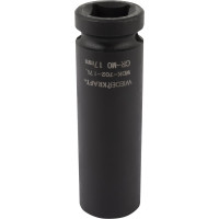 Головка ударная глубокая тонкостенная 6-гранная (17 мм; 1/2") WIEDERKRAFT WDK-702-17L